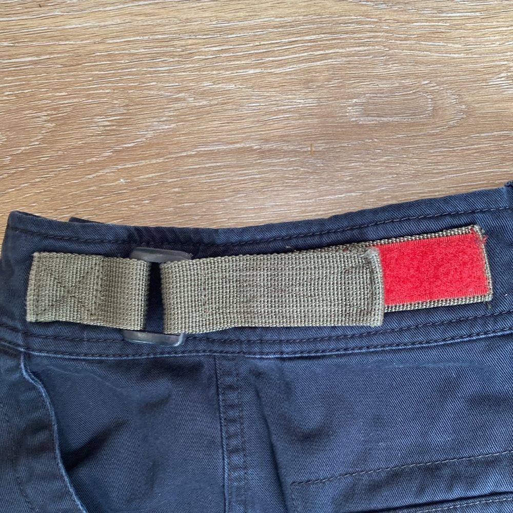 Vintage Y2k 90s Abercrombie & Fitch Dark Navy Blue Cargo Pants Sz XL - Picture 7 of 12